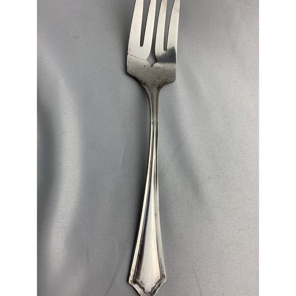 Vintage Oneida Community Par Plate Vernon-Ashley 8 1/4" Cold Meat Serving Fork - Picture 4 of 10